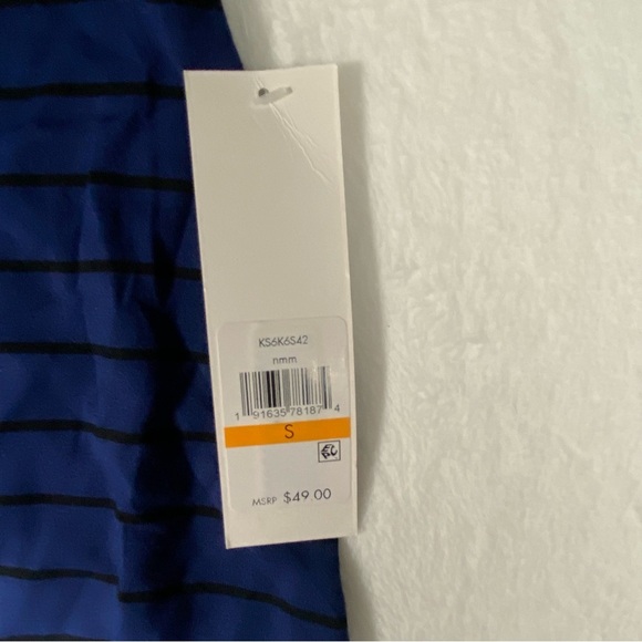 NWT Kensie Women's Skirt Blue/ Black Stripe size Small Boho Hippie Spring - Picture 3 of 10